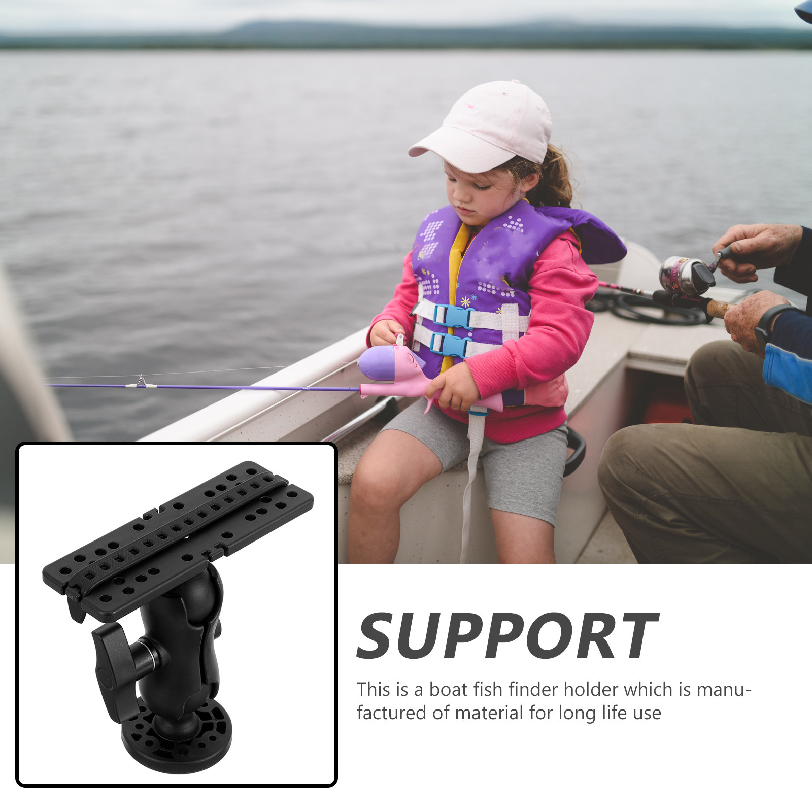 Premium Fish Finder Mount Brac - Fishing Kayak Fish Finder Mount ulasan dan harga