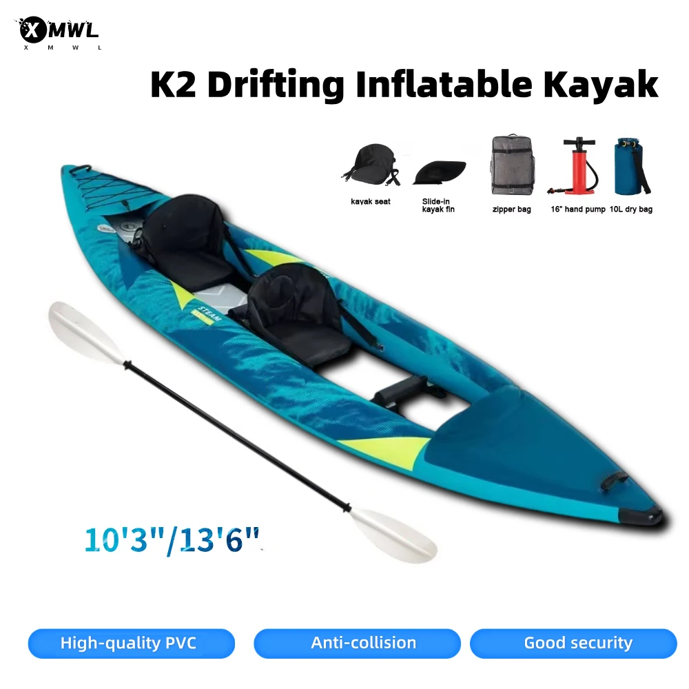 Canoe Kayak Inflatable Boat 1- - Fishing Kayak Paddle ulasan dan harga