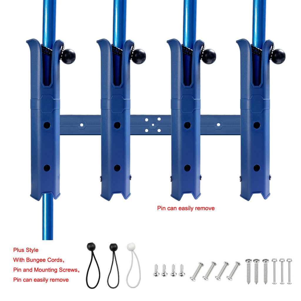 Adjustable Four Pole Plastic F - Fishing Kayak Rod Holder ulasan dan harga