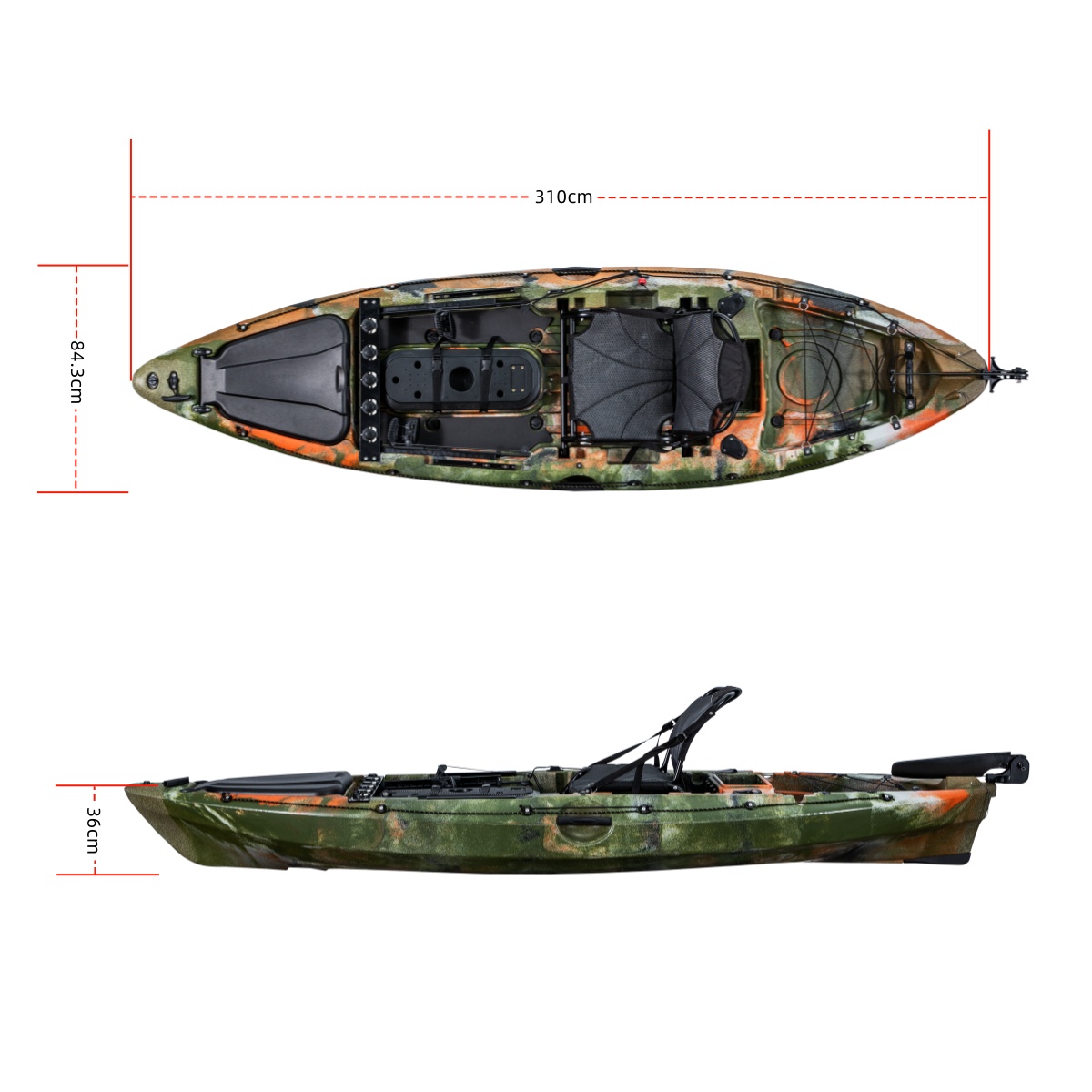 First-class Single Fishing Kay - Fishing Kayak Rod Holder ulasan dan harga