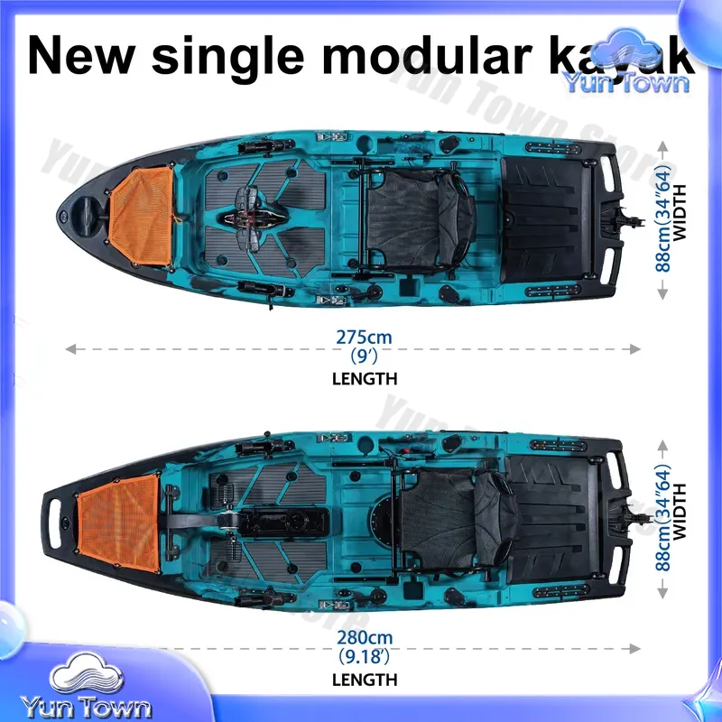 Modular Kayak 9.5ft Sit On Top - Fishing Kayak Pedal Drive ulasan dan harga